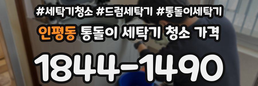 인평동 통돌이 세탁기 청소 가격
