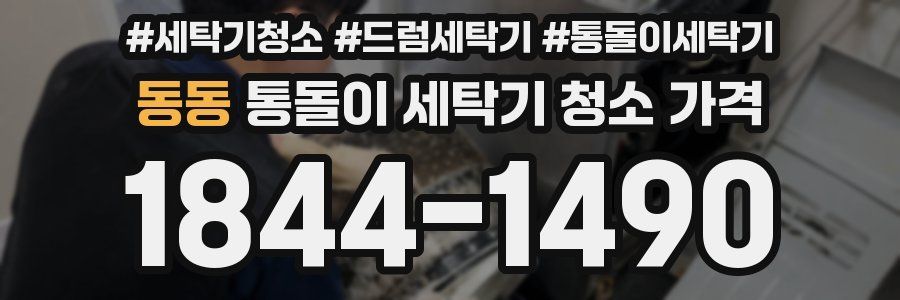 동동 통돌이 세탁기 청소 가격