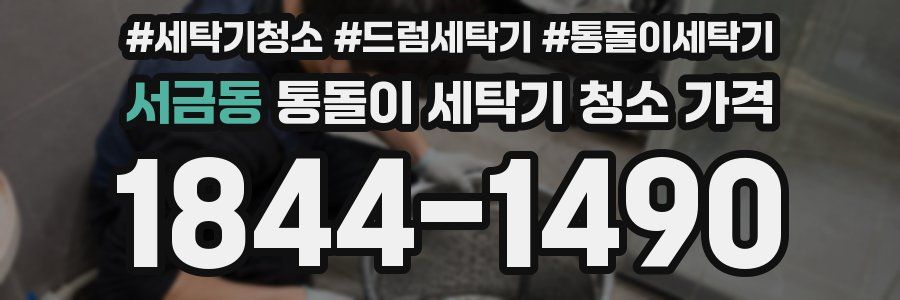 서금동 통돌이 세탁기 청소 가격