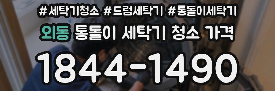 외동 통돌이 세탁기 청소 가격