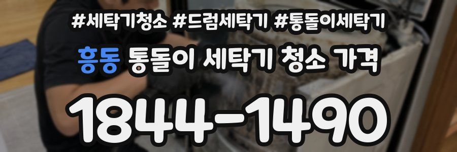 흥동 통돌이 세탁기 청소 가격