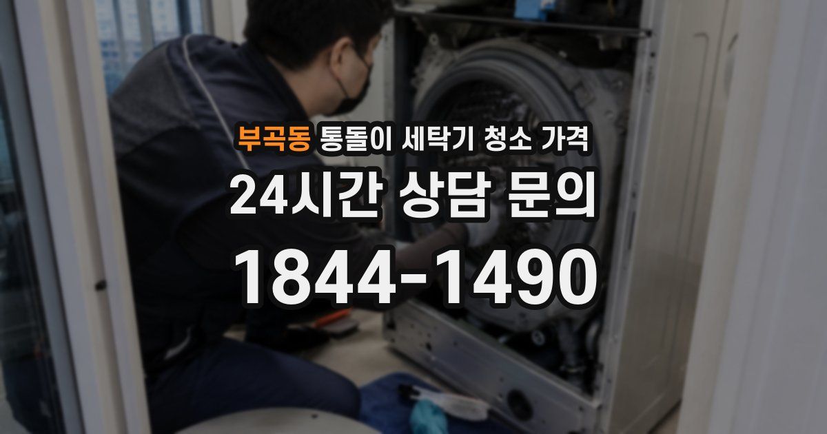 부곡동 통돌이 세탁기 청소 가격