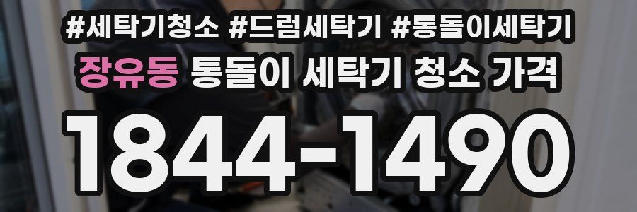 장유동 통돌이 세탁기 청소 가격