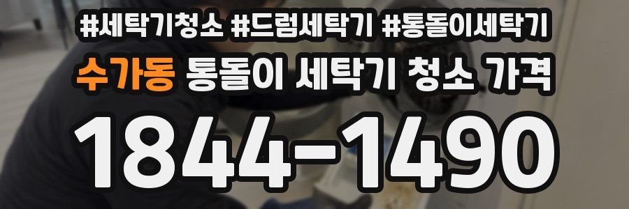 수가동 통돌이 세탁기 청소 가격