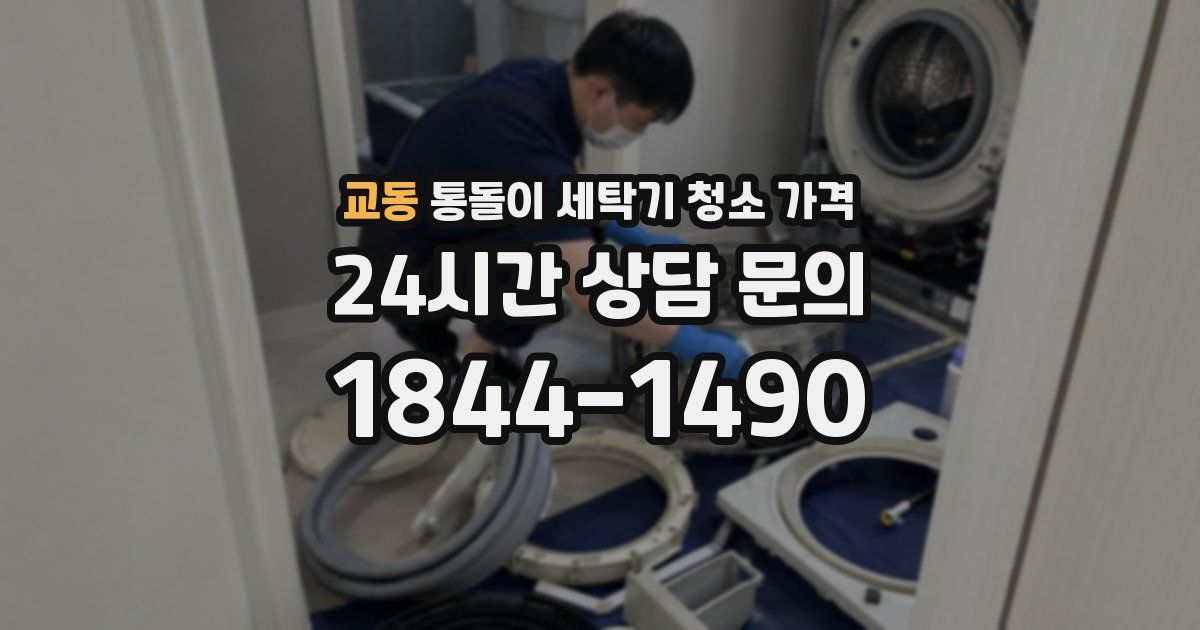 교동 통돌이 세탁기 청소 가격