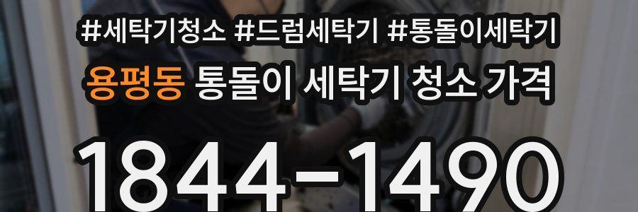 용평동 통돌이 세탁기 청소 가격