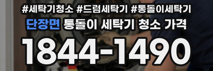 단장면 통돌이 세탁기 청소 가격
