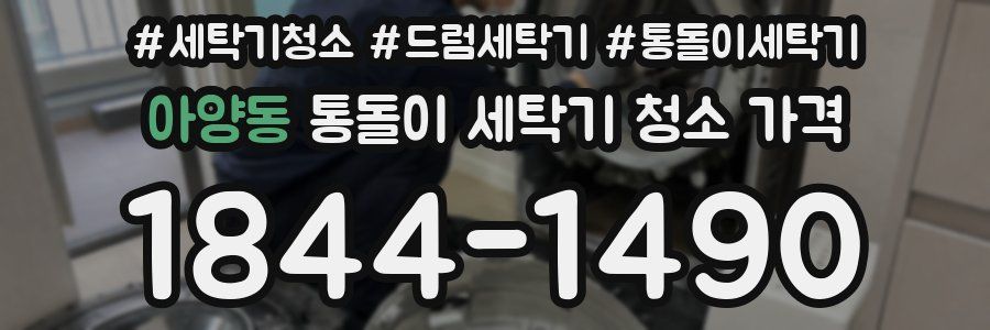 아양동 통돌이 세탁기 청소 가격