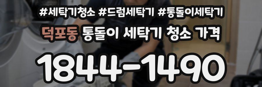 덕포동 통돌이 세탁기 청소 가격