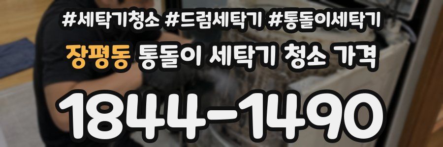 장평동 통돌이 세탁기 청소 가격