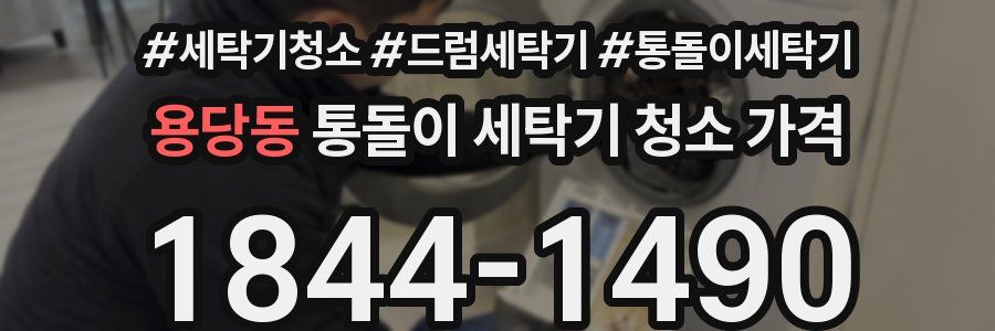 용당동 통돌이 세탁기 청소 가격
