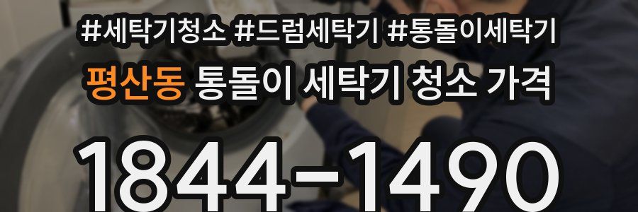 평산동 통돌이 세탁기 청소 가격