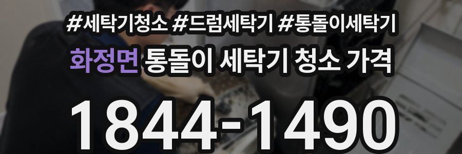 화정면 통돌이 세탁기 청소 가격