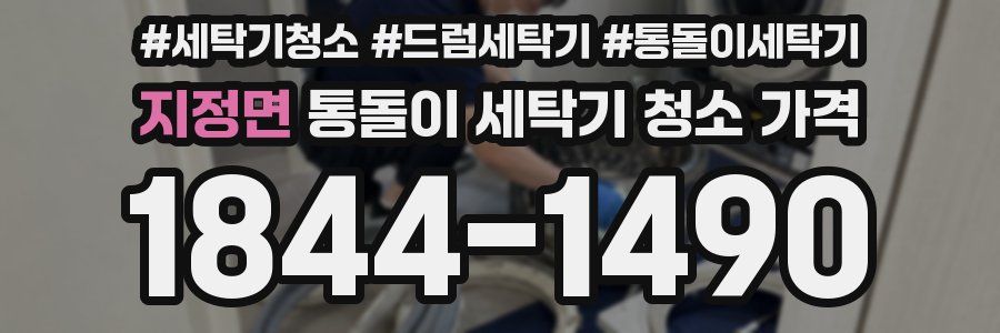 지정면 통돌이 세탁기 청소 가격