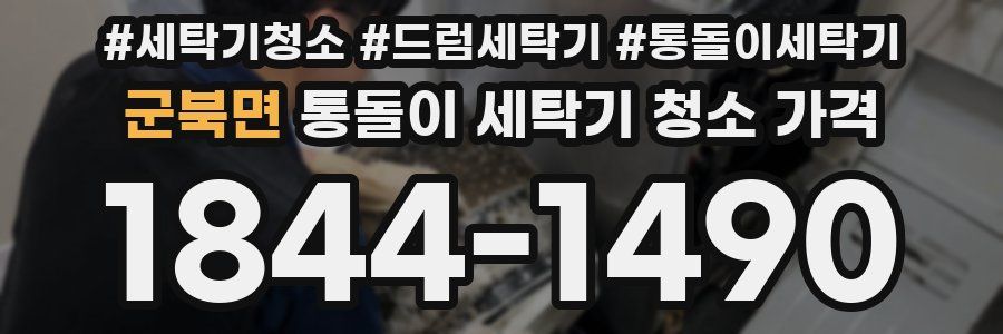 군북면 통돌이 세탁기 청소 가격
