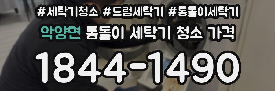 악양면 통돌이 세탁기 청소 가격