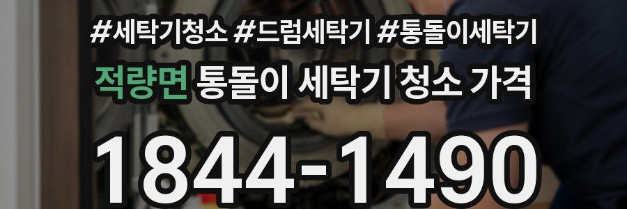적량면 통돌이 세탁기 청소 가격