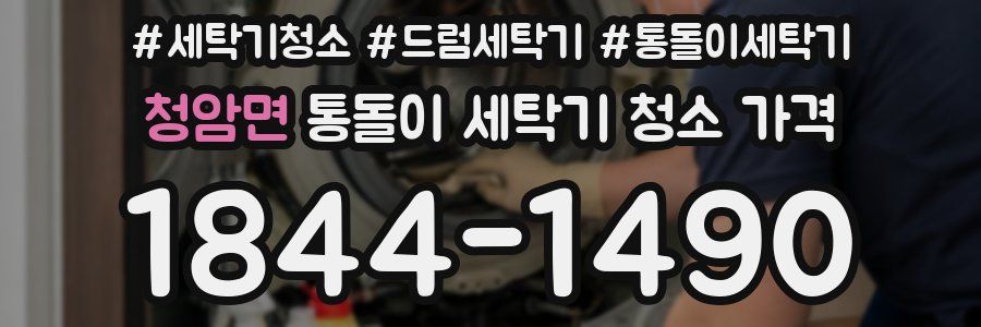 청암면 통돌이 세탁기 청소 가격