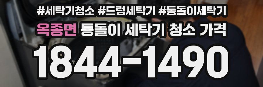 옥종면 통돌이 세탁기 청소 가격