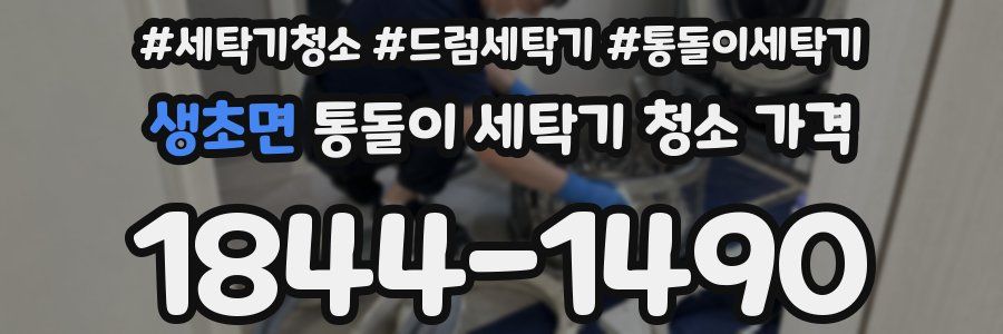 생초면 통돌이 세탁기 청소 가격