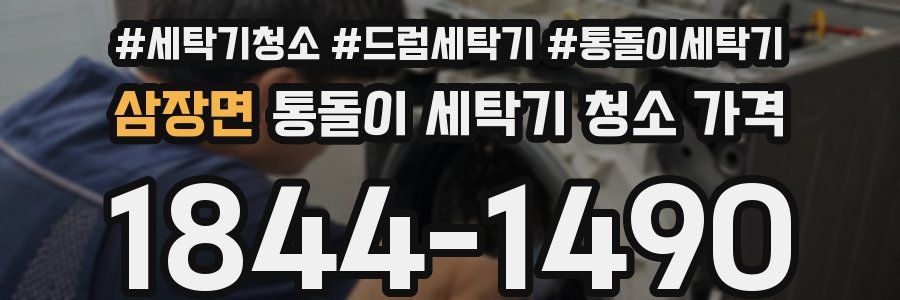 삼장면 통돌이 세탁기 청소 가격