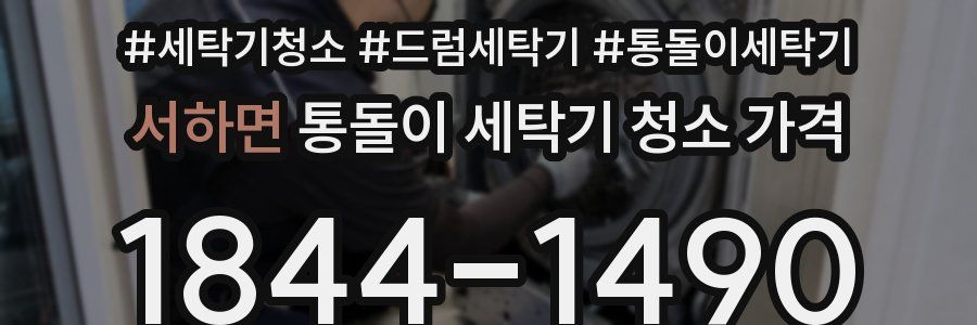 서하면 통돌이 세탁기 청소 가격