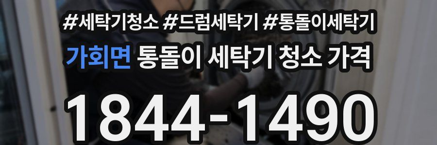 가회면 통돌이 세탁기 청소 가격