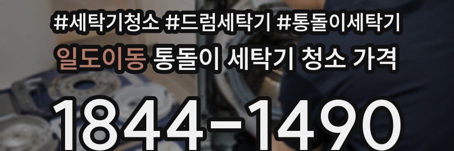 일도이동 통돌이 세탁기 청소 가격