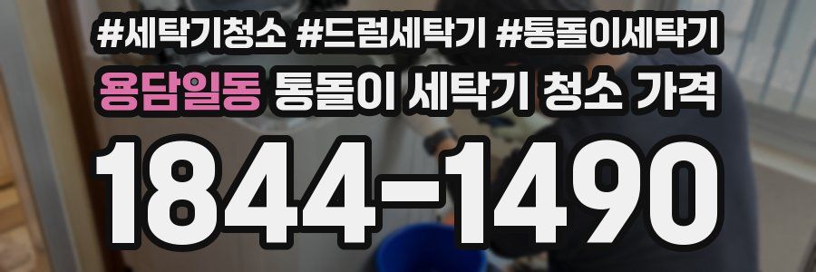 용담일동 통돌이 세탁기 청소 가격