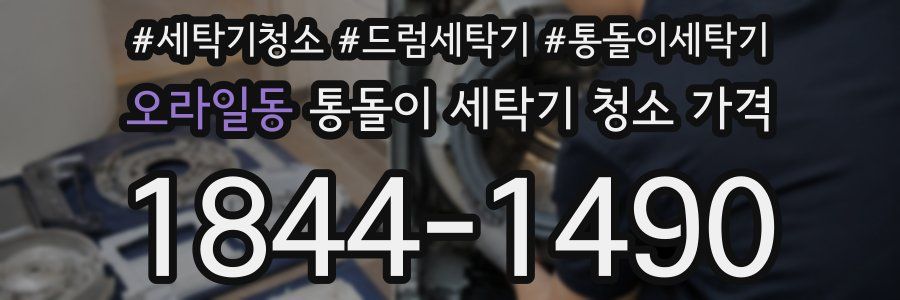 오라일동 통돌이 세탁기 청소 가격