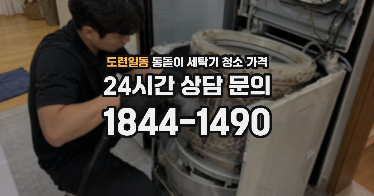 도련일동 통돌이 세탁기 청소 가격