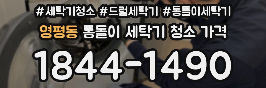 영평동 통돌이 세탁기 청소 가격