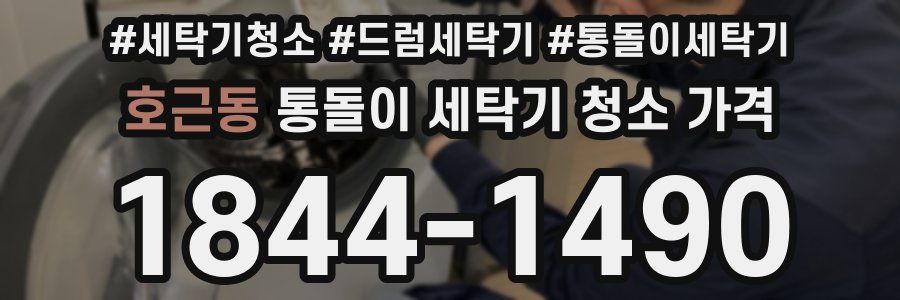 호근동 통돌이 세탁기 청소 가격