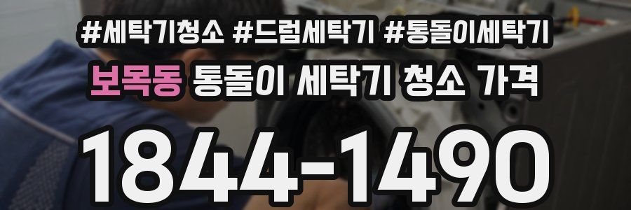 보목동 통돌이 세탁기 청소 가격