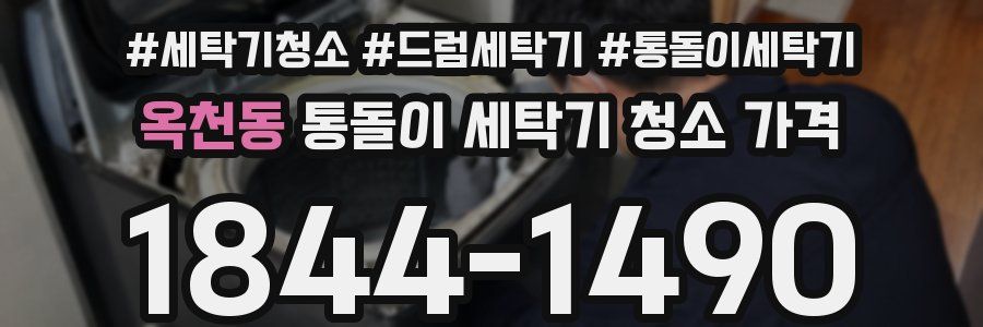 옥천동 통돌이 세탁기 청소 가격