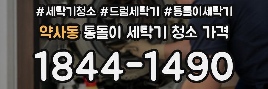 약사동 통돌이 세탁기 청소 가격