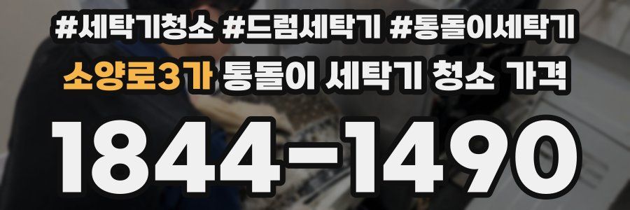 소양로3가 통돌이 세탁기 청소 가격