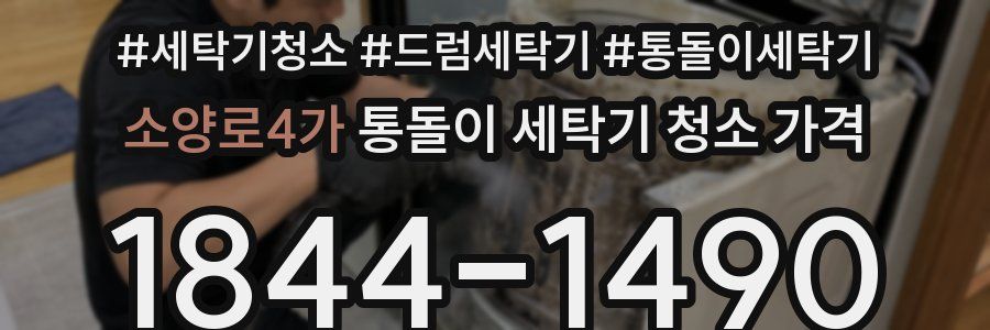 소양로4가 통돌이 세탁기 청소 가격