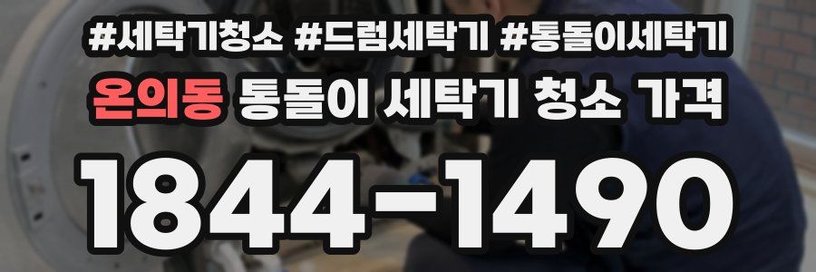 온의동 통돌이 세탁기 청소 가격