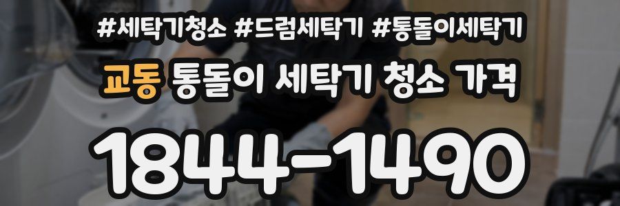 교동 통돌이 세탁기 청소 가격