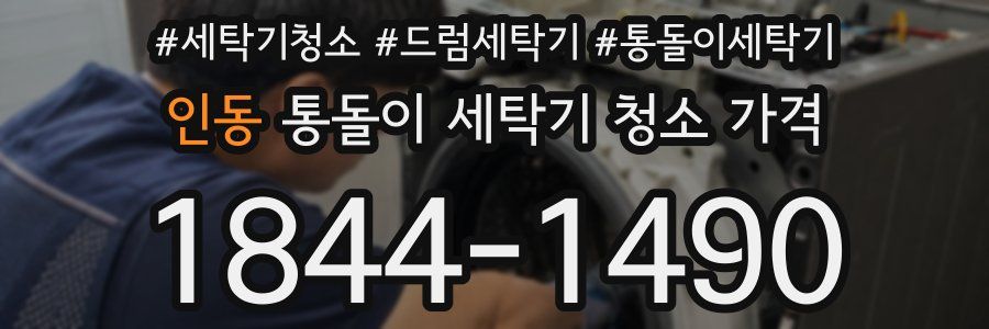 인동 통돌이 세탁기 청소 가격