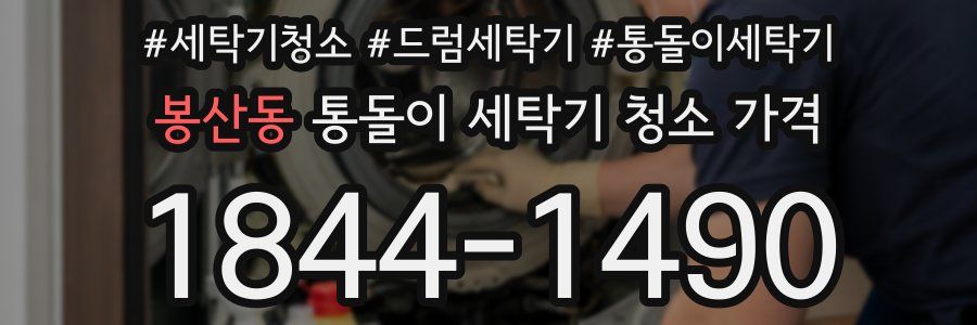 봉산동 통돌이 세탁기 청소 가격