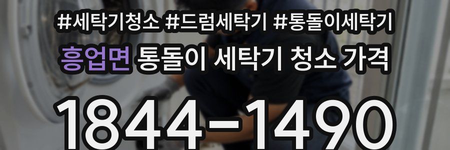 흥업면 통돌이 세탁기 청소 가격