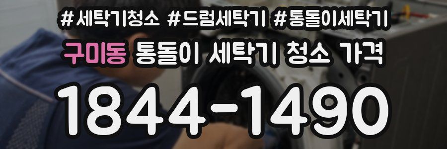 구미동 통돌이 세탁기 청소 가격