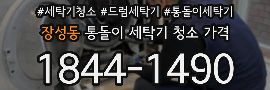 장성동 통돌이 세탁기 청소 가격