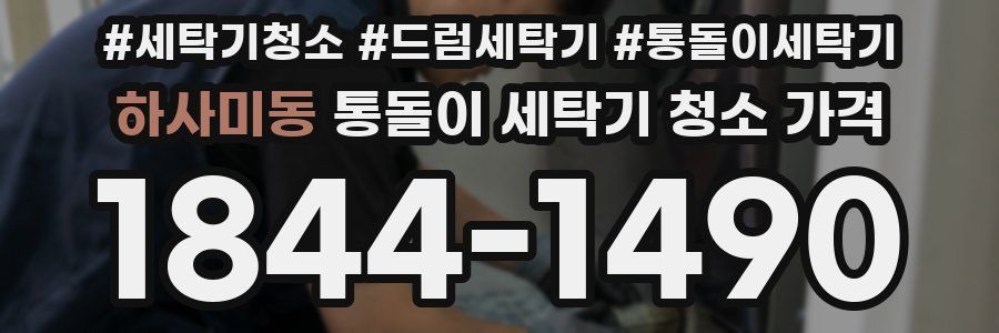 하사미동 통돌이 세탁기 청소 가격