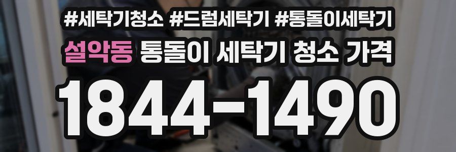 설악동 통돌이 세탁기 청소 가격