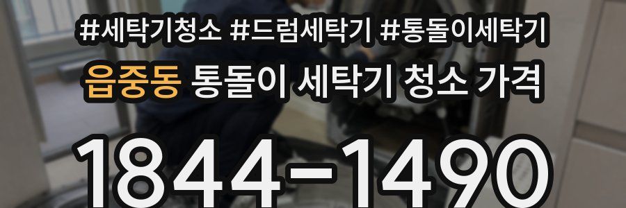 읍중동 통돌이 세탁기 청소 가격