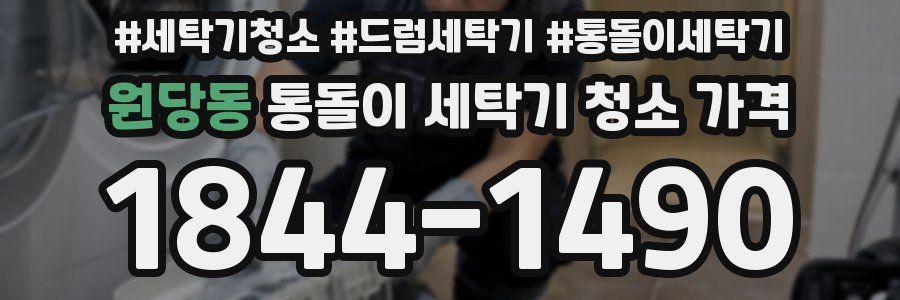 원당동 통돌이 세탁기 청소 가격