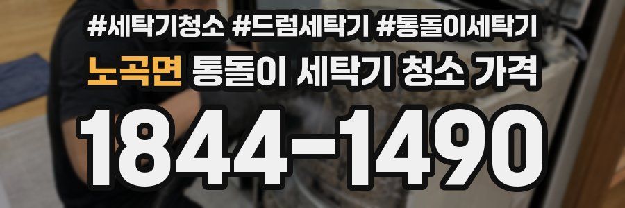 노곡면 통돌이 세탁기 청소 가격